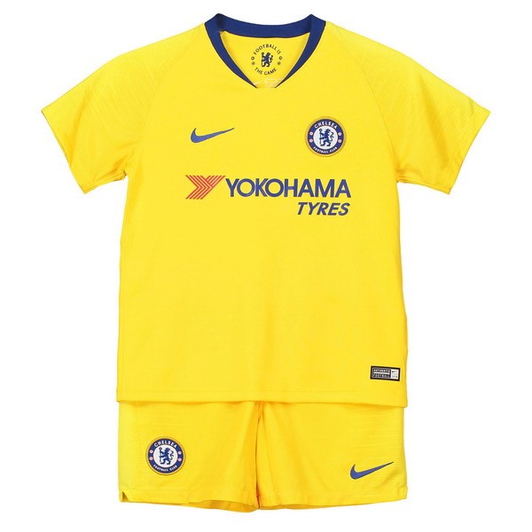 Maillot Football Chelsea Exterieur Enfant 2018-19 Jaune